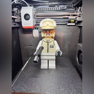 3D Printed LEGO Star Wars Hoth Rebel Trooper (with Blaster)